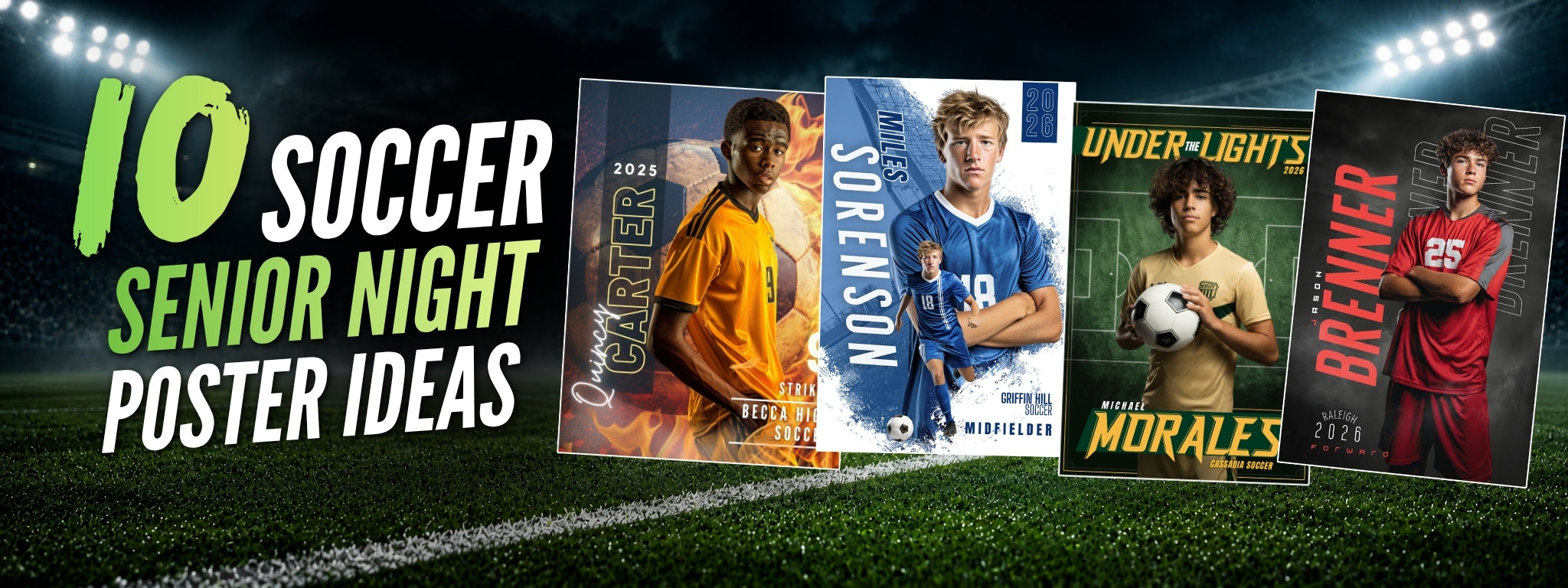 10 Soccer Senior Night Poster Ideas for High School Soccer Players