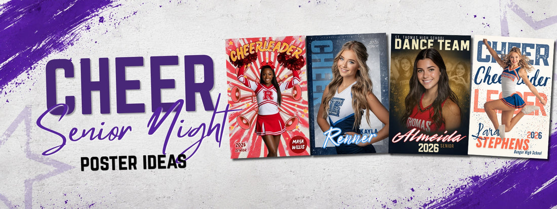 9 Cheer & Dance Senior Night Poster Ideas for High School Athletes
