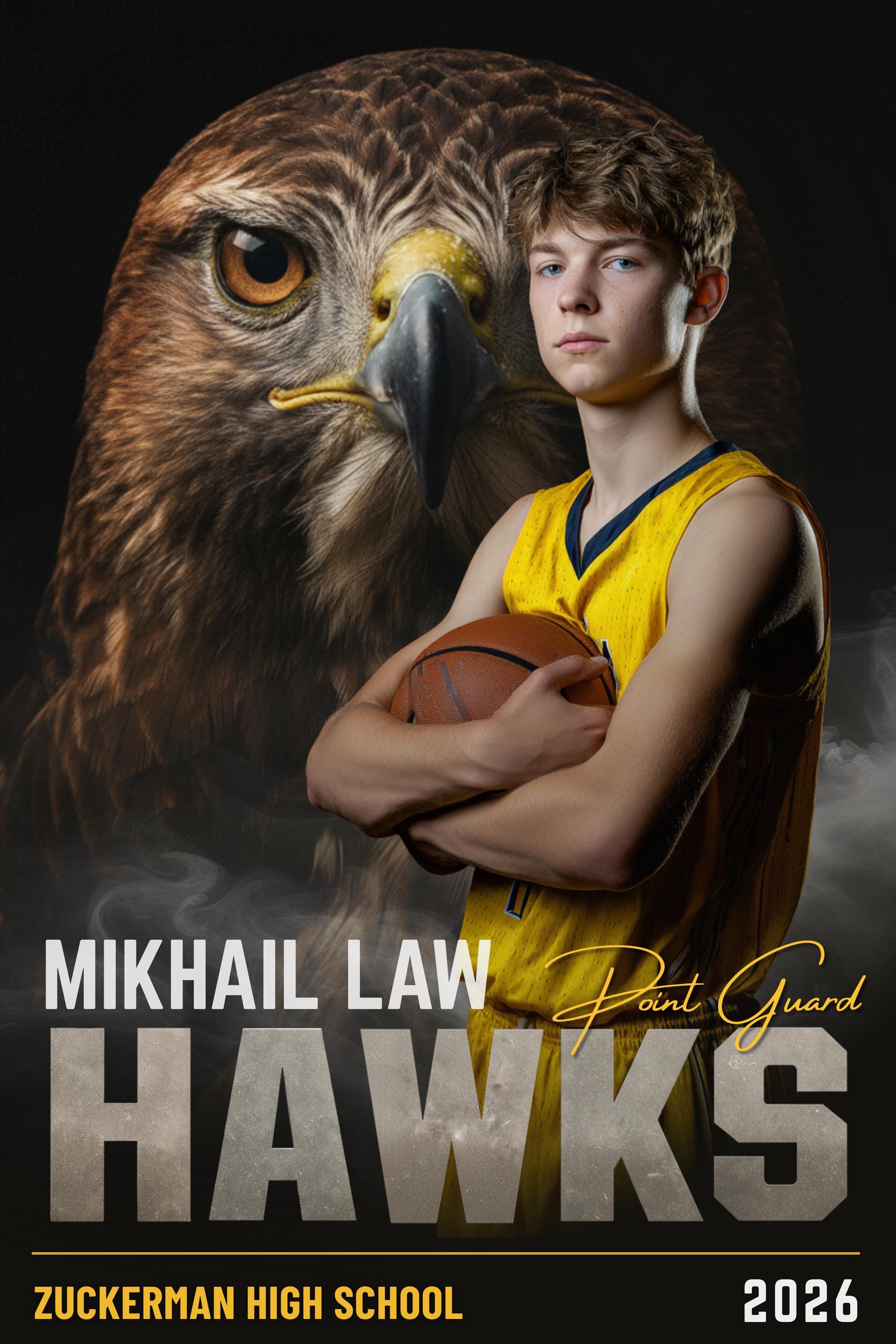 42 Mascot Backdrops Basketball Poster Template | Editable in Canva | 2:3