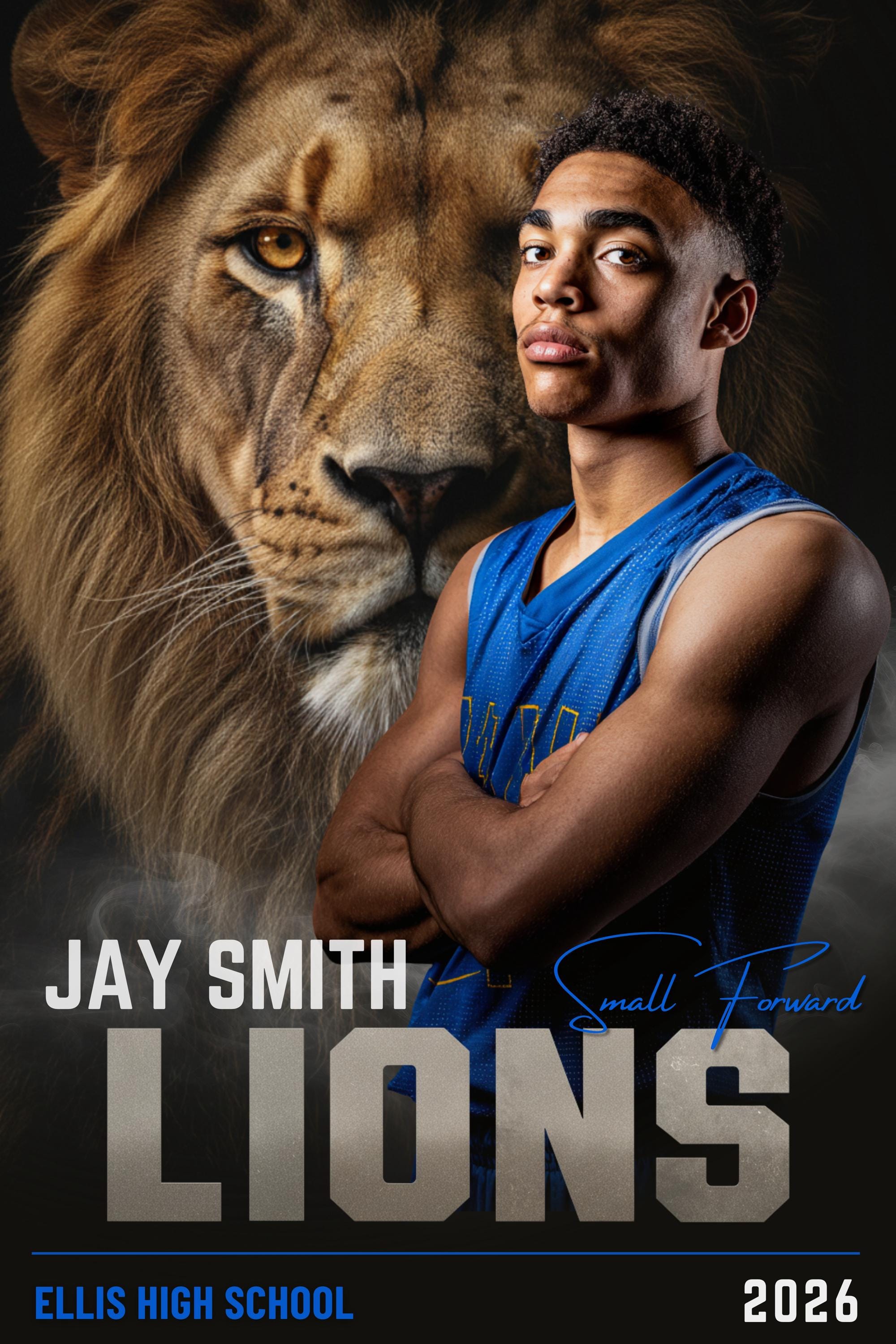 42 Mascot Backdrops Basketball Poster Template | Editable in Canva | 2:3