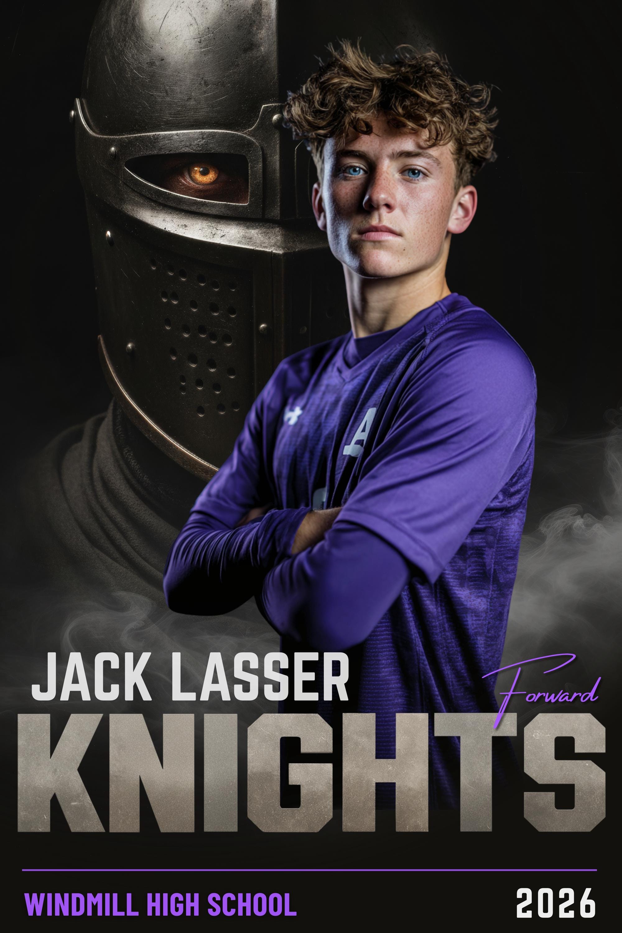 42 Mascot Soccer Poster Template | Editable in Photoshop | 2:3
