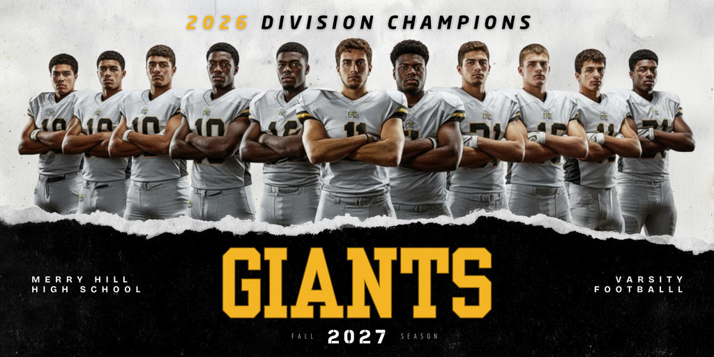 Torn Reveal All Sports Team Banner Template | Editable in Canva | 2:1