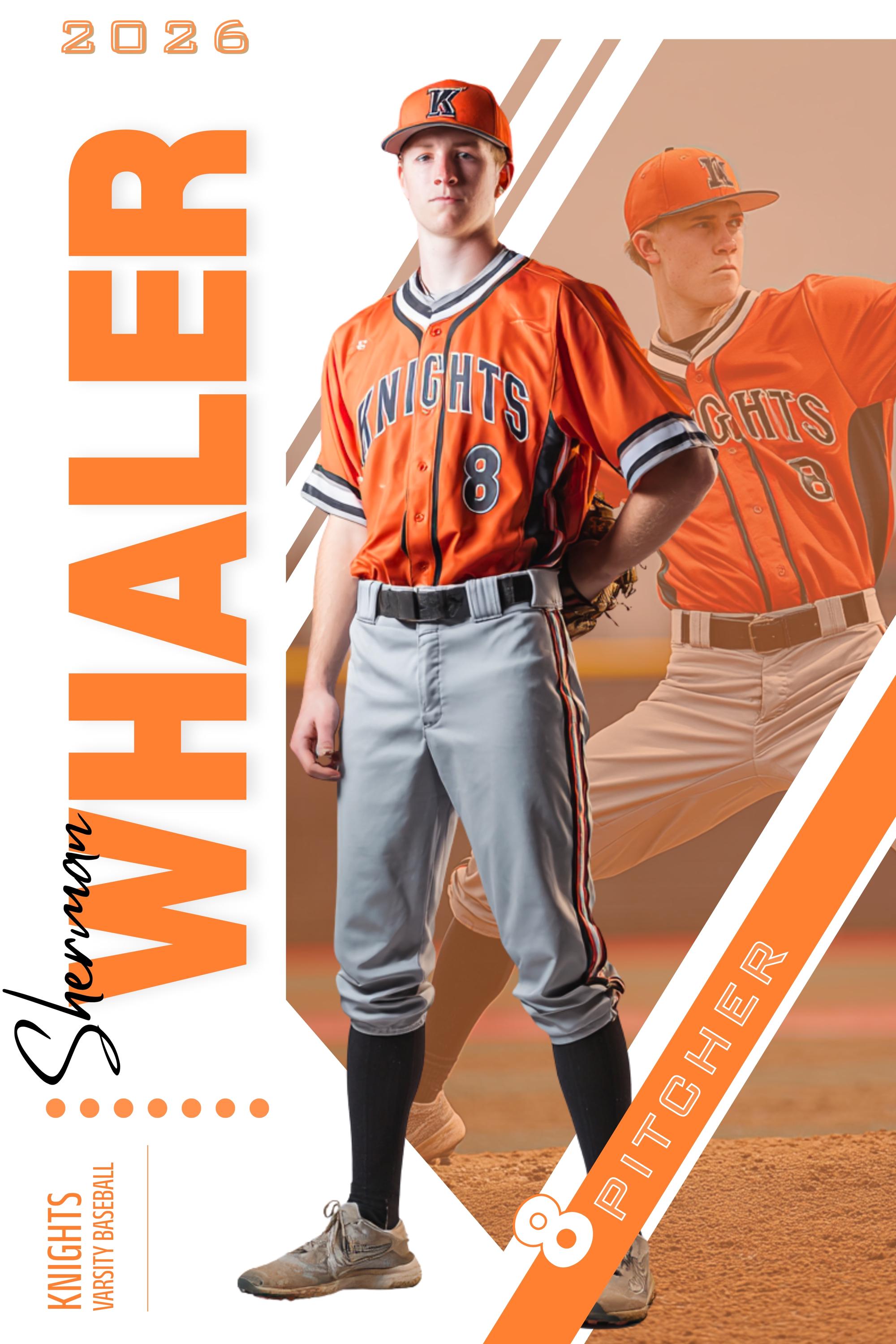 Dual Photo Baseball Poster Template | Editable in Canva | 2:3