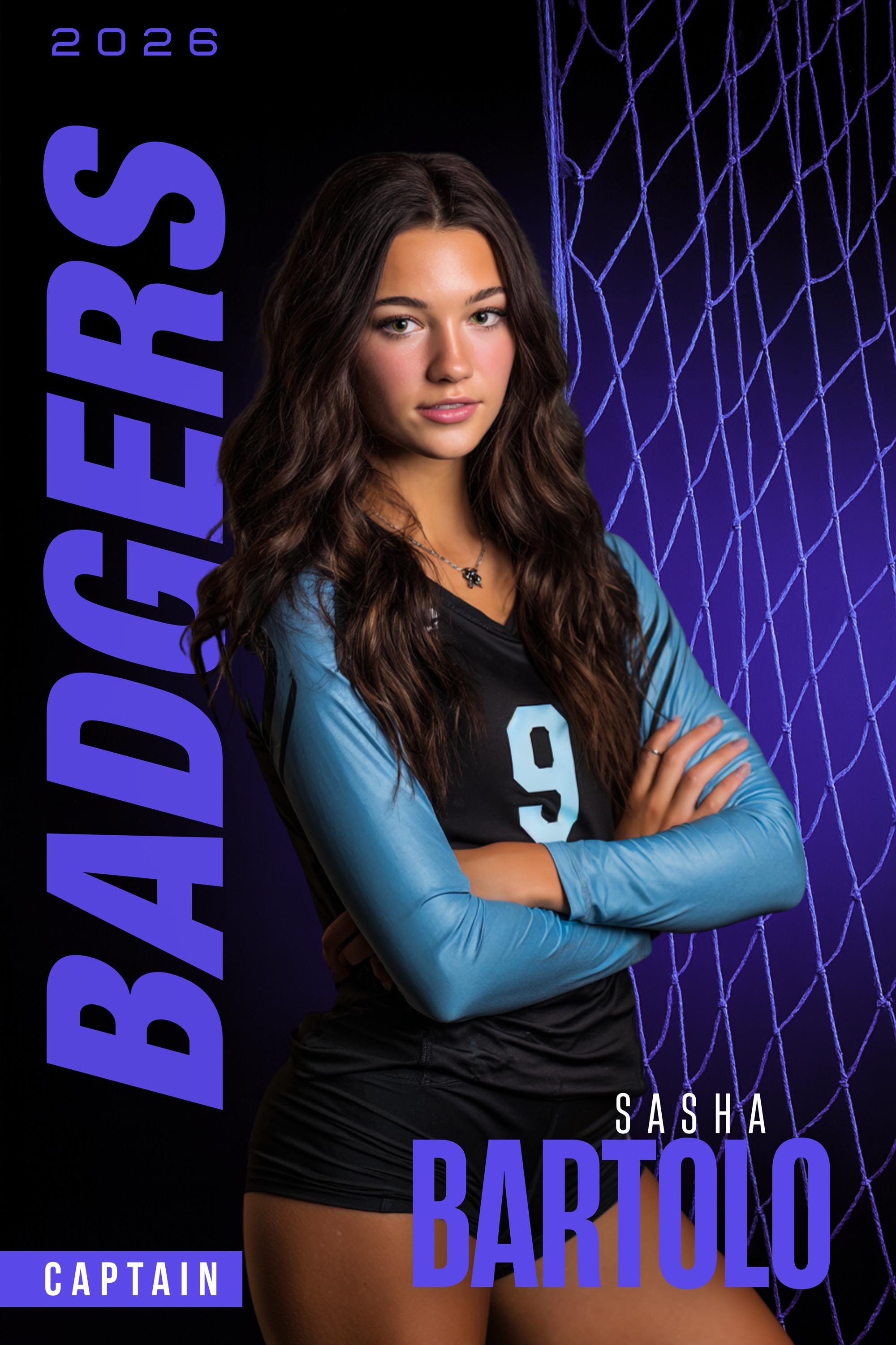 Volleyball Net Player Poster Template | Editable in Canva | 2:3