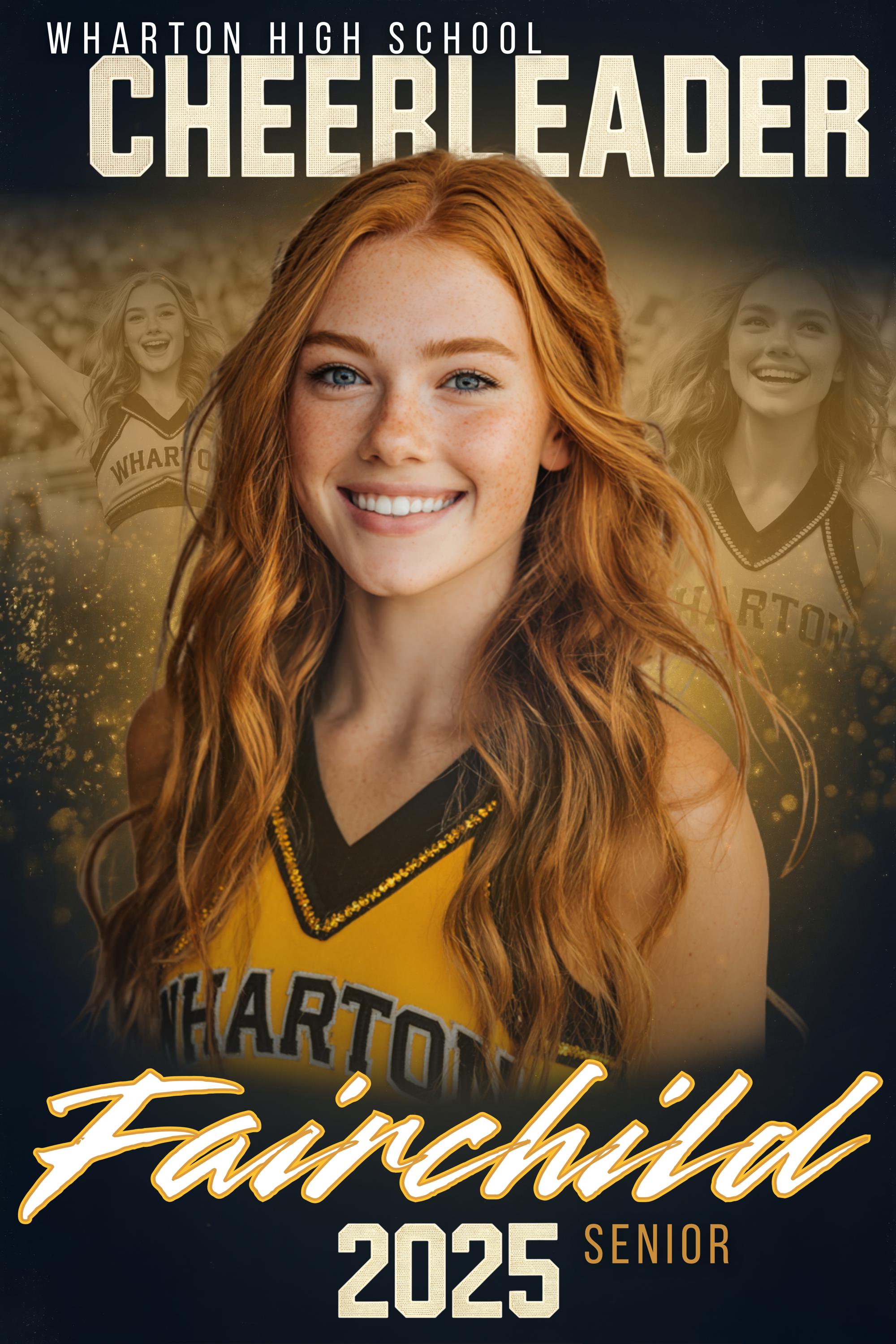 Multi-Photo Cheer & Dance Poster Template | Editable in Canva | 2:3
