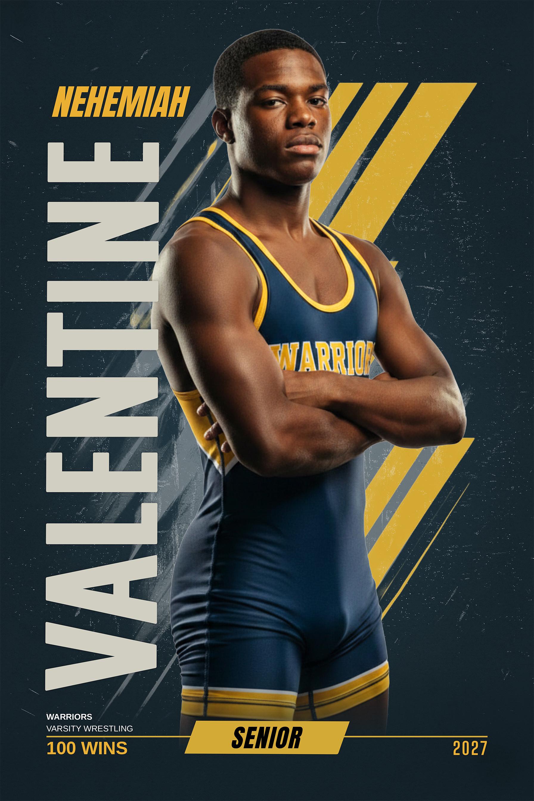 Velocity Wrestling Banner Template | Photoshop Template | 2:3