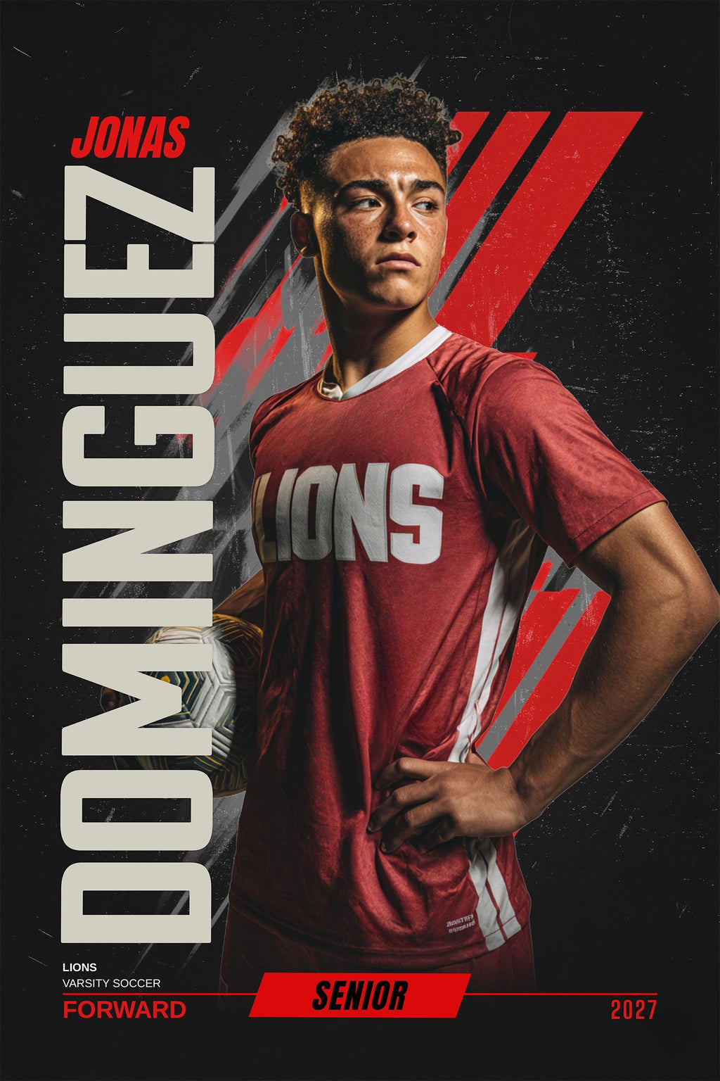 Velocity Soccer Poster Template | Photoshop Template | 2:3
