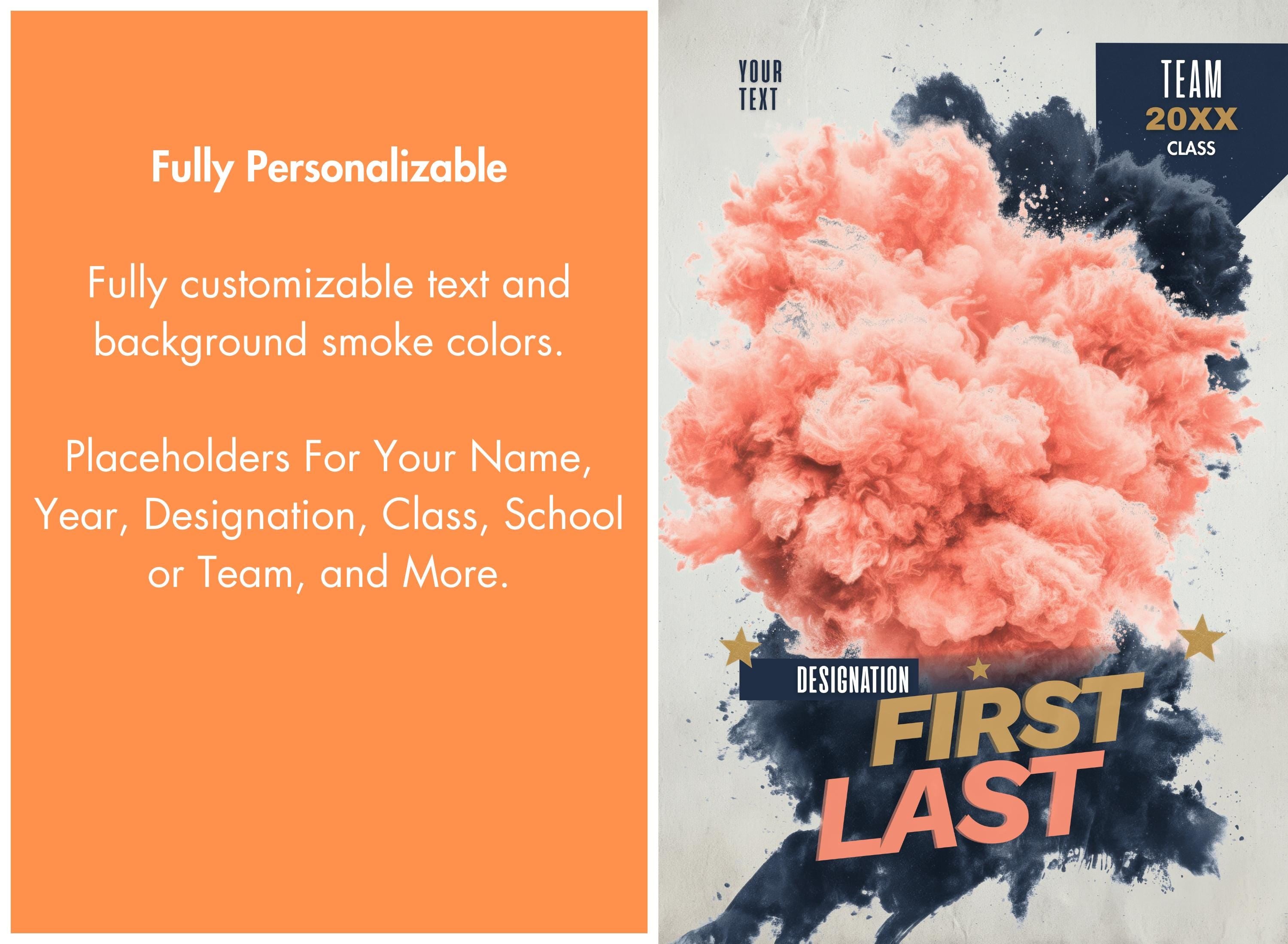 Color Burst Volleyball Poster Template | Editable in Photoshop | 2:3