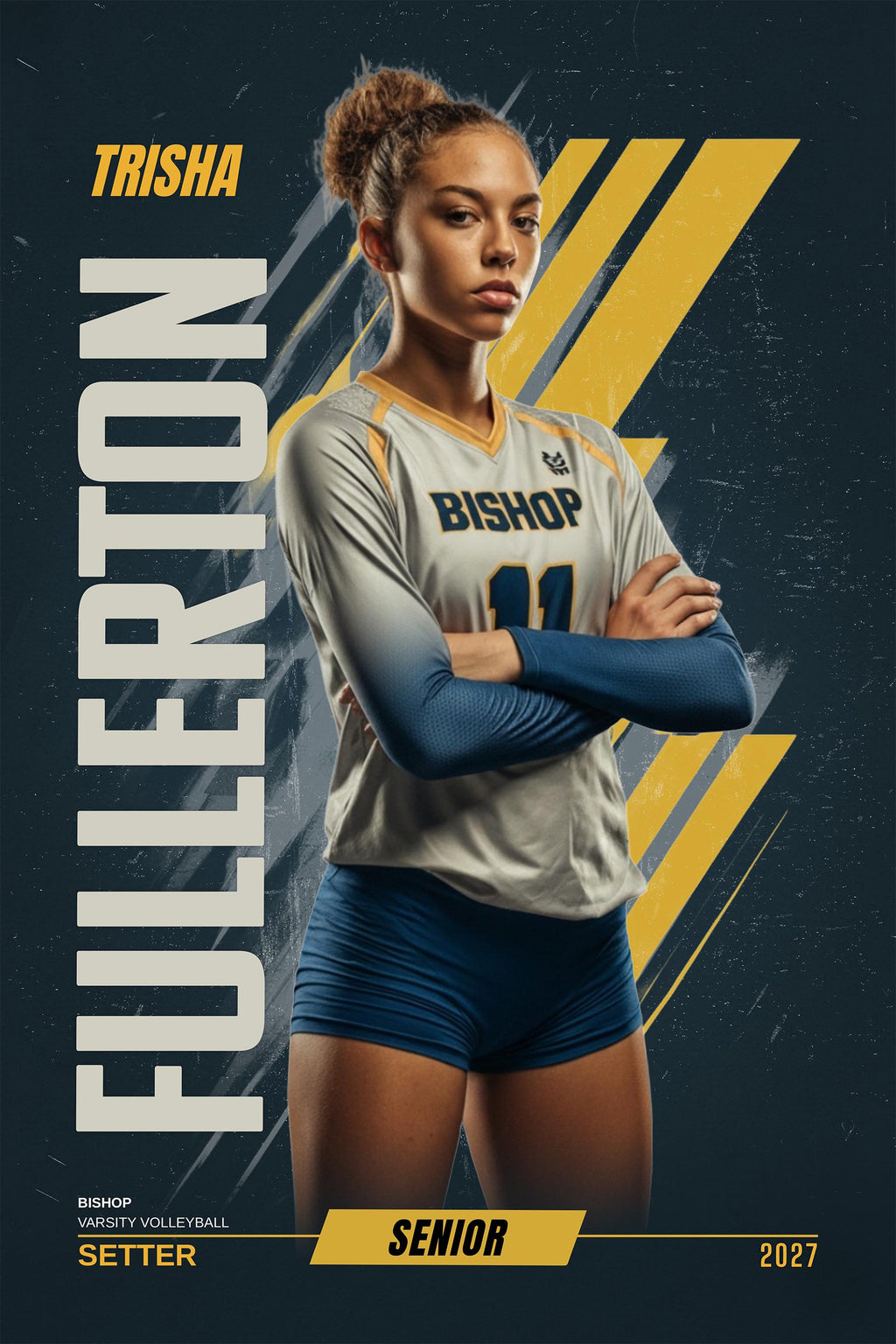 Velocity Volleyball Poster Template | Photoshop Template | 2:3