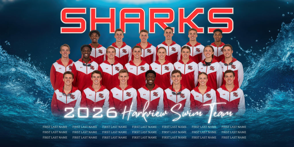Water Splash Team Banner Template | Editable in Canva | 2:1