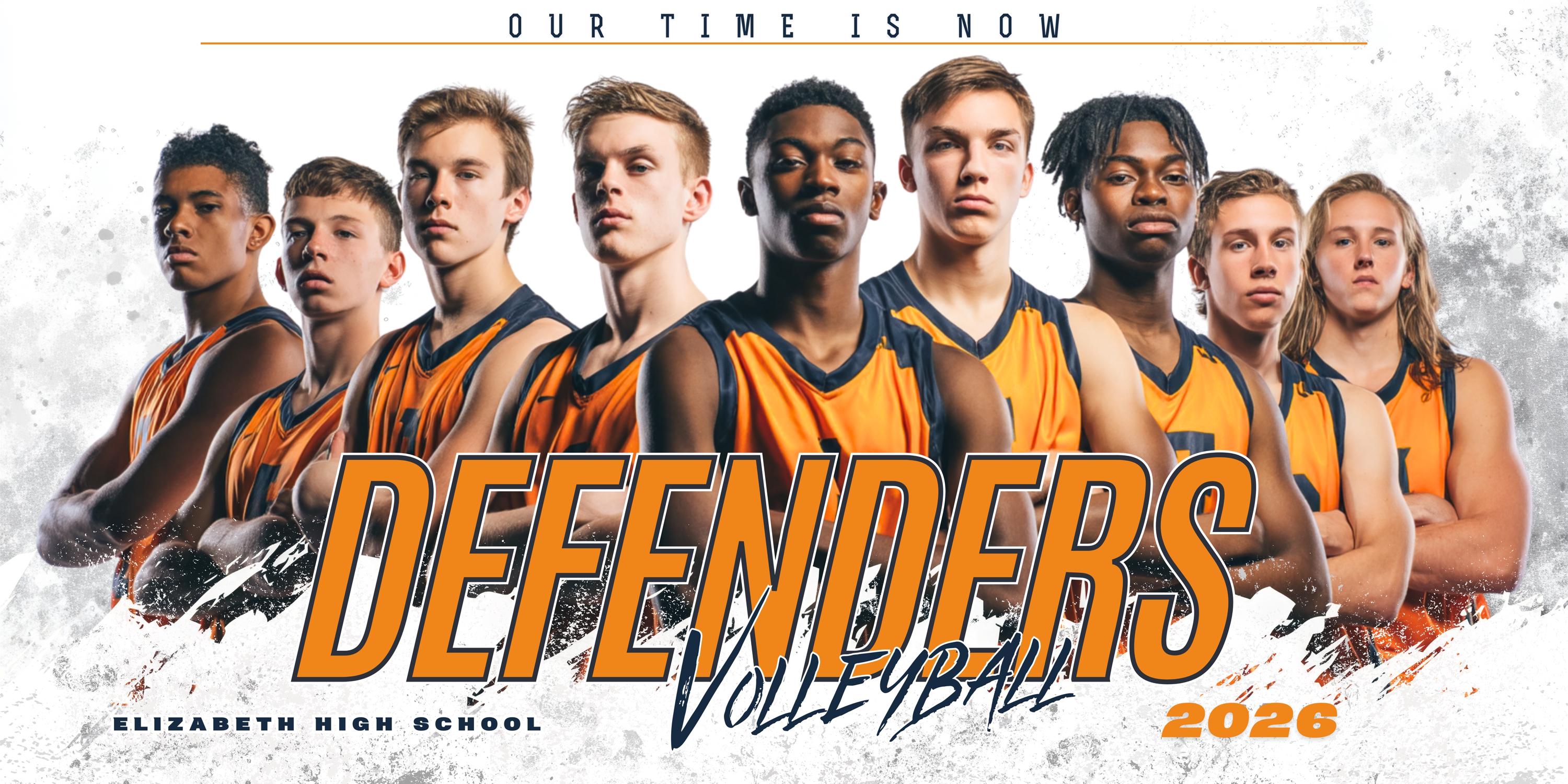 Grunge Textured Sports Team Banner Template | Editable in Canva | 2:1