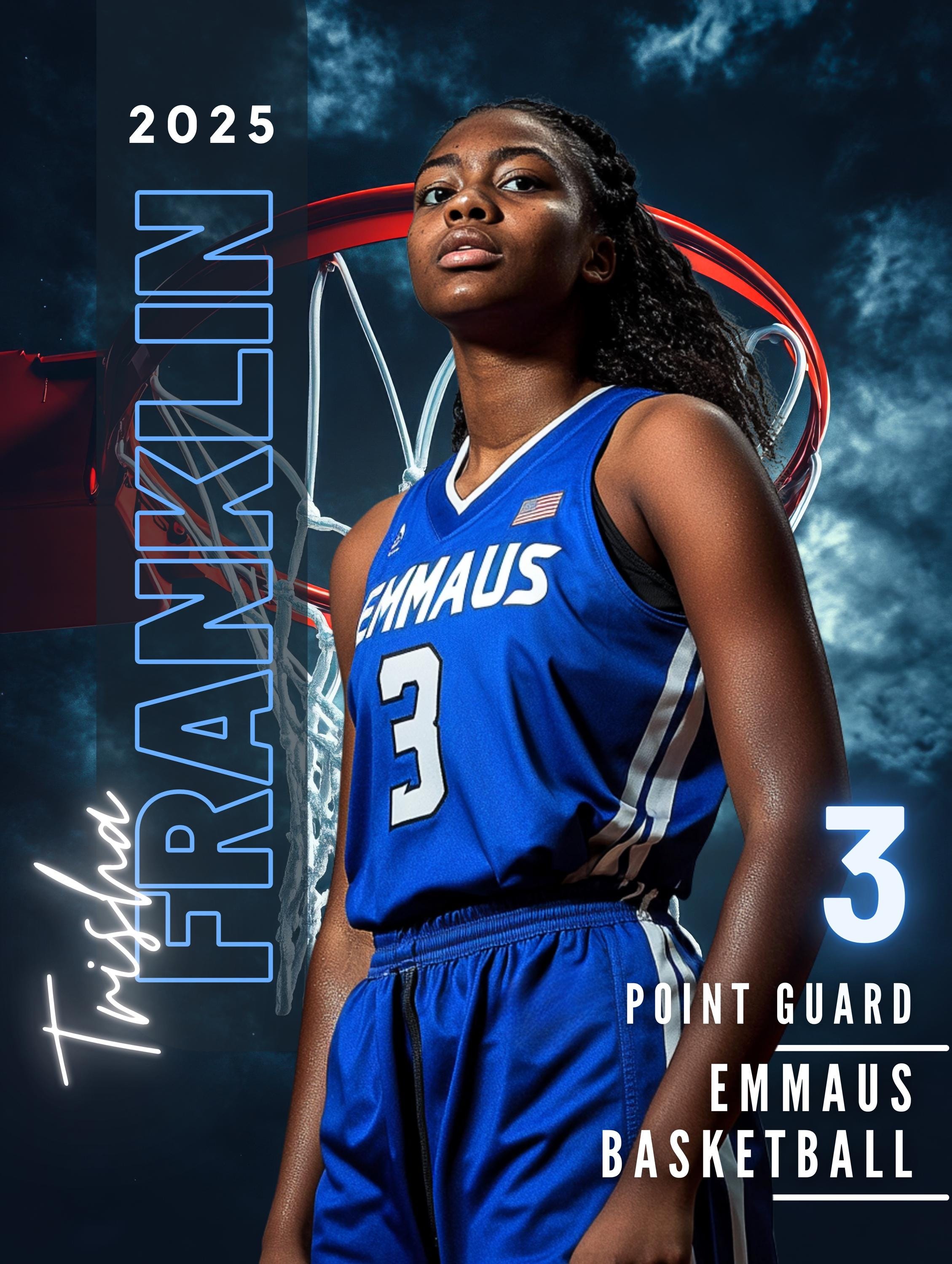 Stormy Hoop Basketball Poster Template | Editable in Canva | 3:4