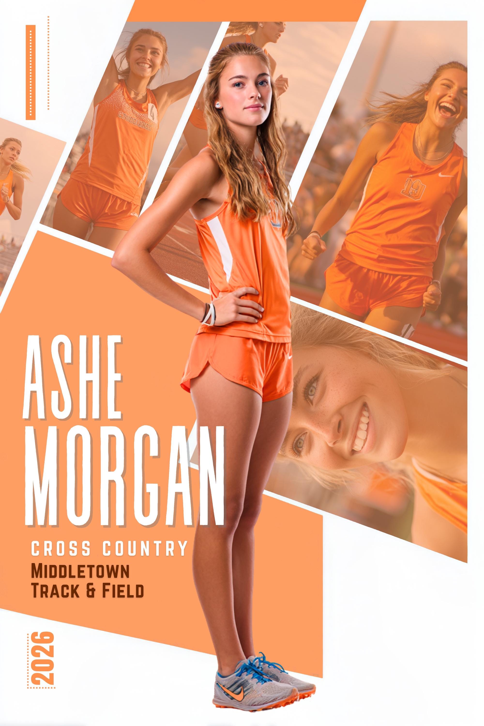 Multi-Photo Collage Track & Field Poster Template | Editable in Canva | 2:3