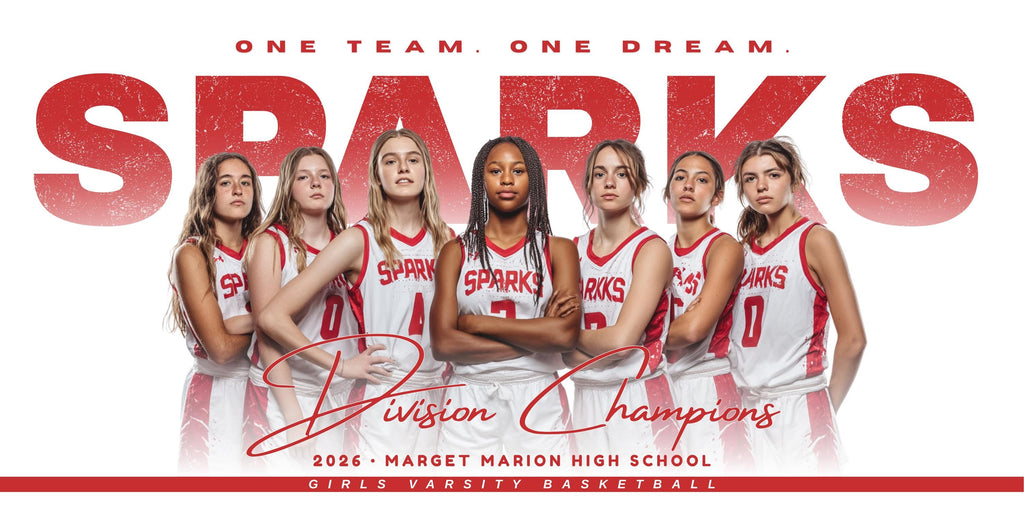 Large Team Name All Sports Team Banner Template | Editable in Canva | 2:1