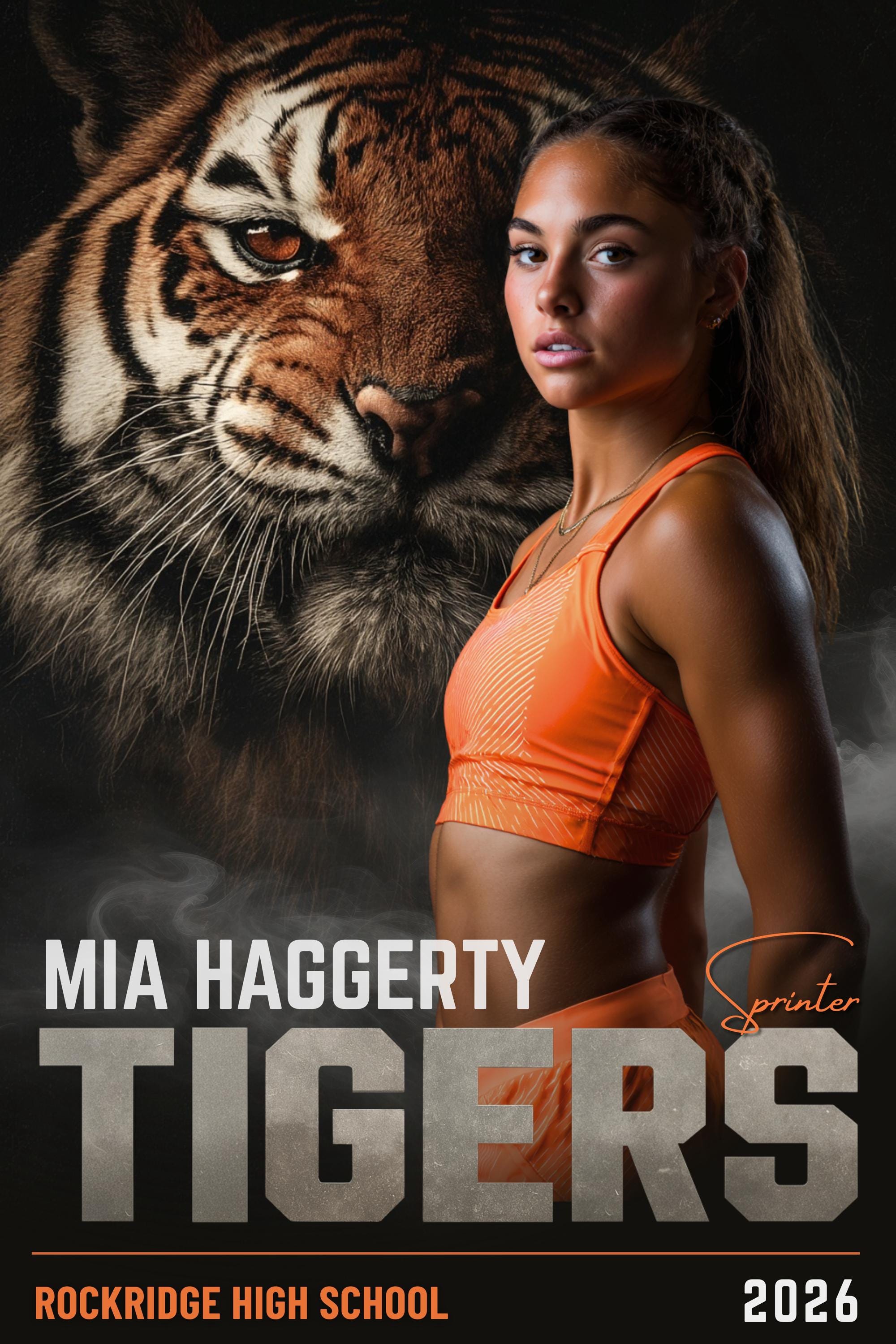 42 Mascot Backdrops Track & Field Poster Template | Editable in Photoshop | 2:3