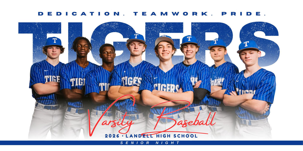 Large Team Name All Sports Team Banner Template | Editable in Canva | 2:1