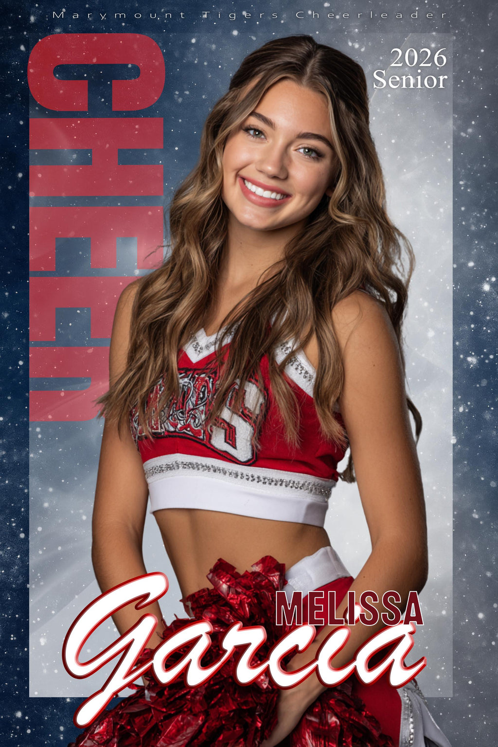 Sparkling Cheer & Dance Poster Template | Editable in Photoshop | 2:3