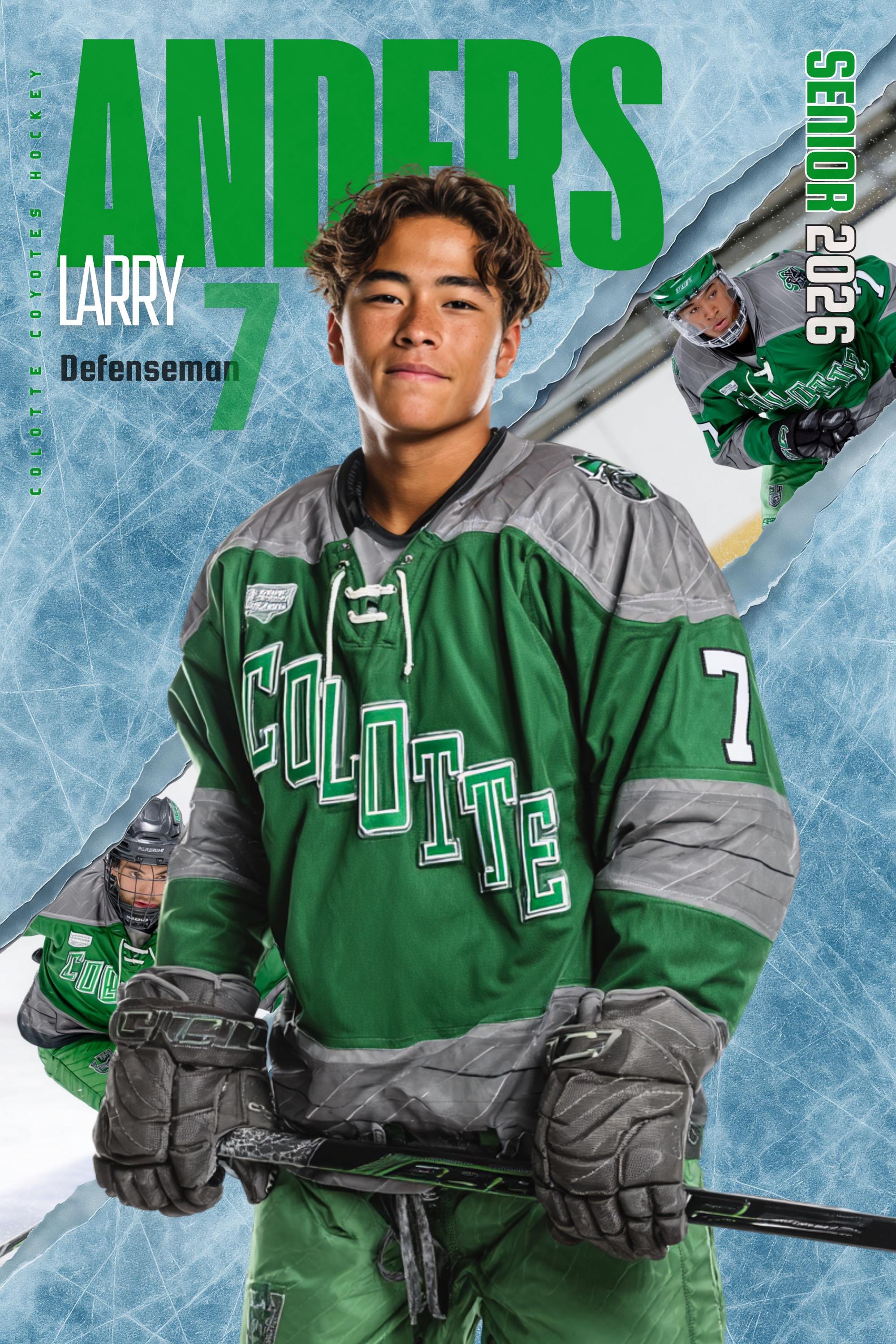 Torn Reveal Hockey Poster Template | Editable in Canva | 2:3