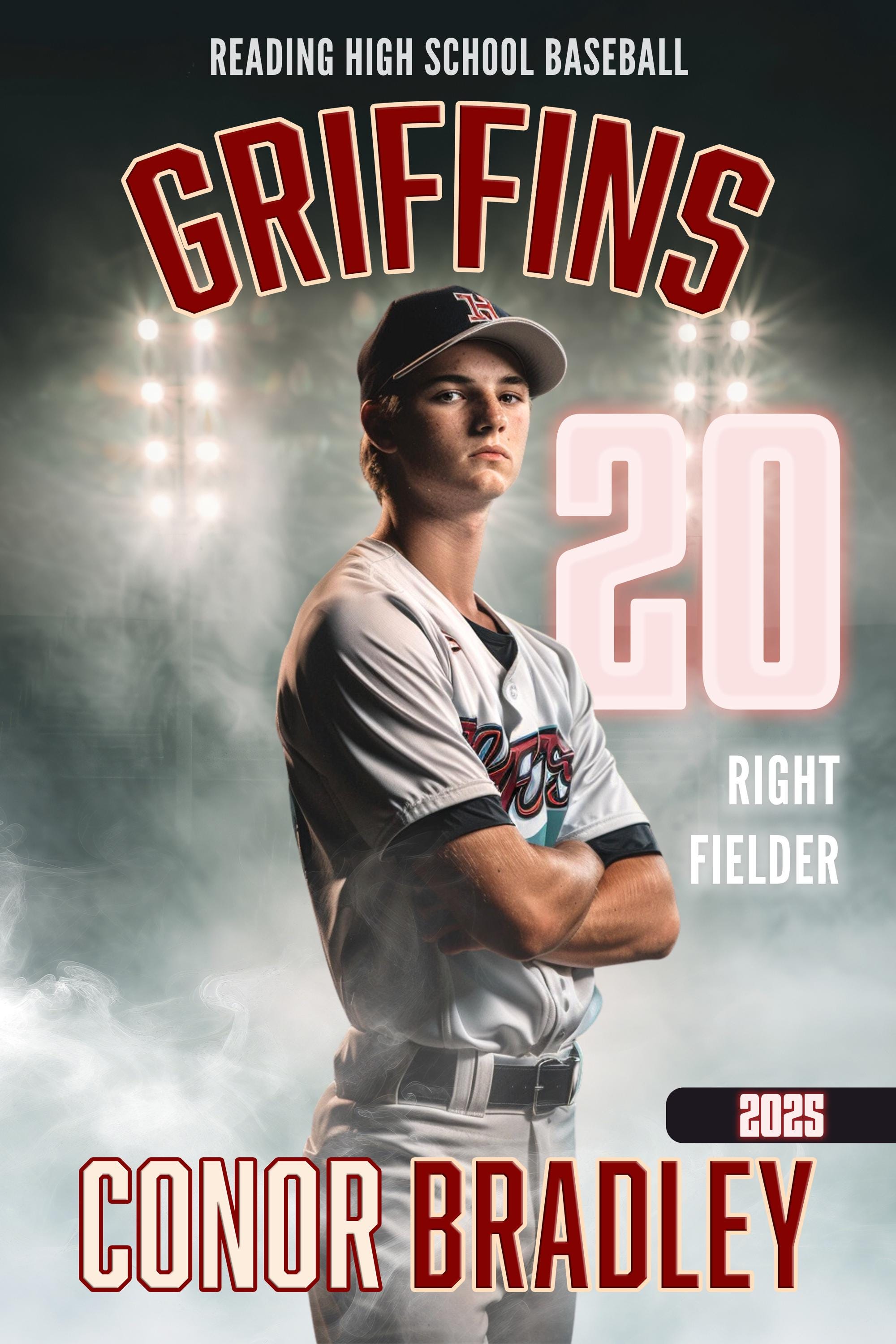 Friday Night Lights Multi-Sport Poster Template | Editable in Photoshop | 2:3