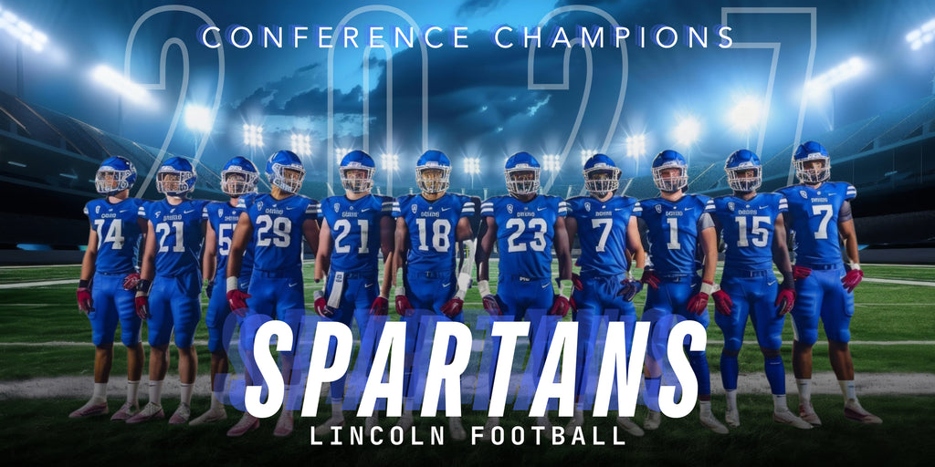 Stadium Football Team Banner Template | Editable in Canva | 2:1