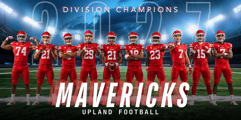 Stadium Football Team Banner Template | Editable in Canva | 2:1