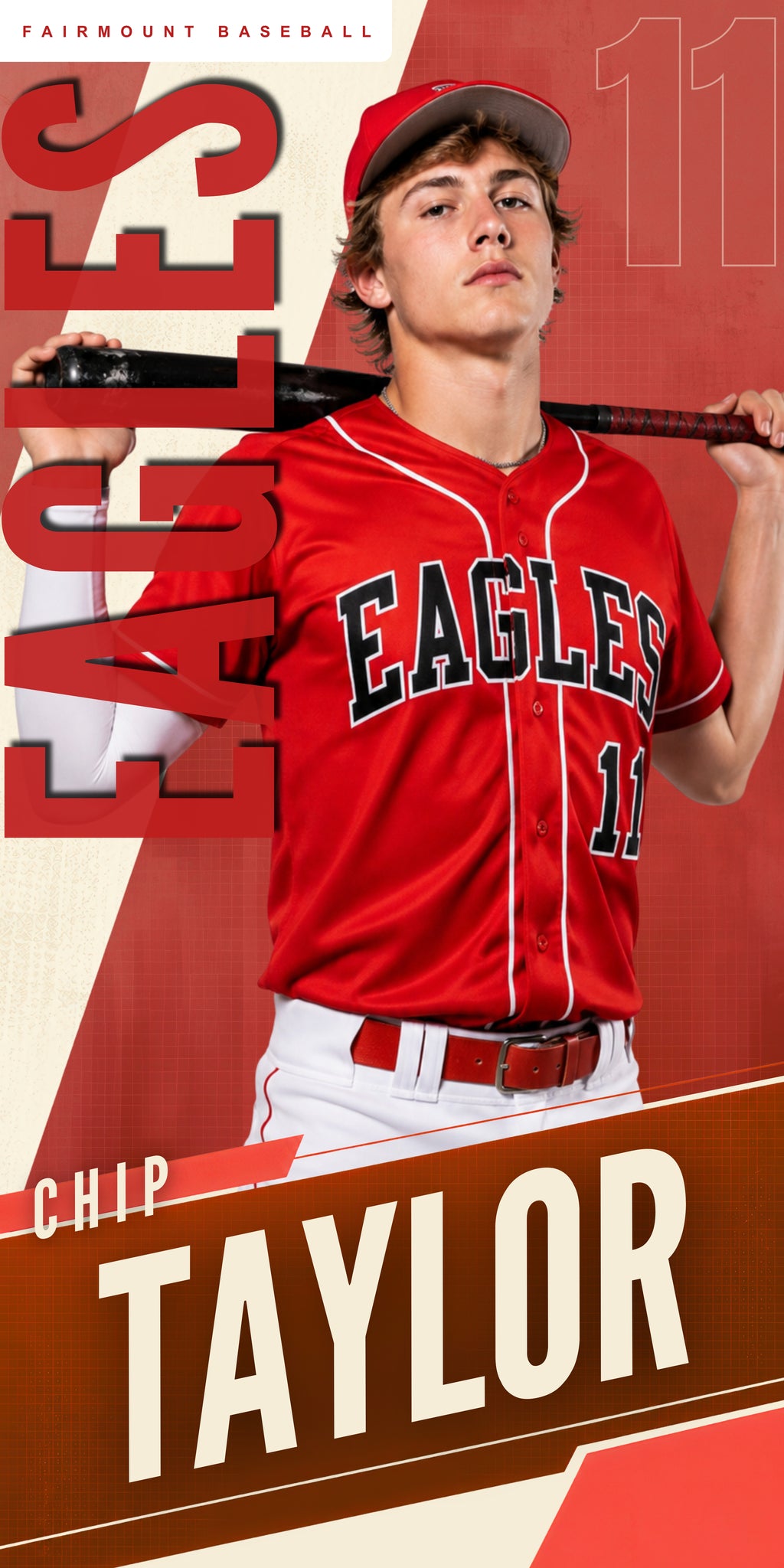 Modern Baseball Banner Template | Editable in Canva | 1:2