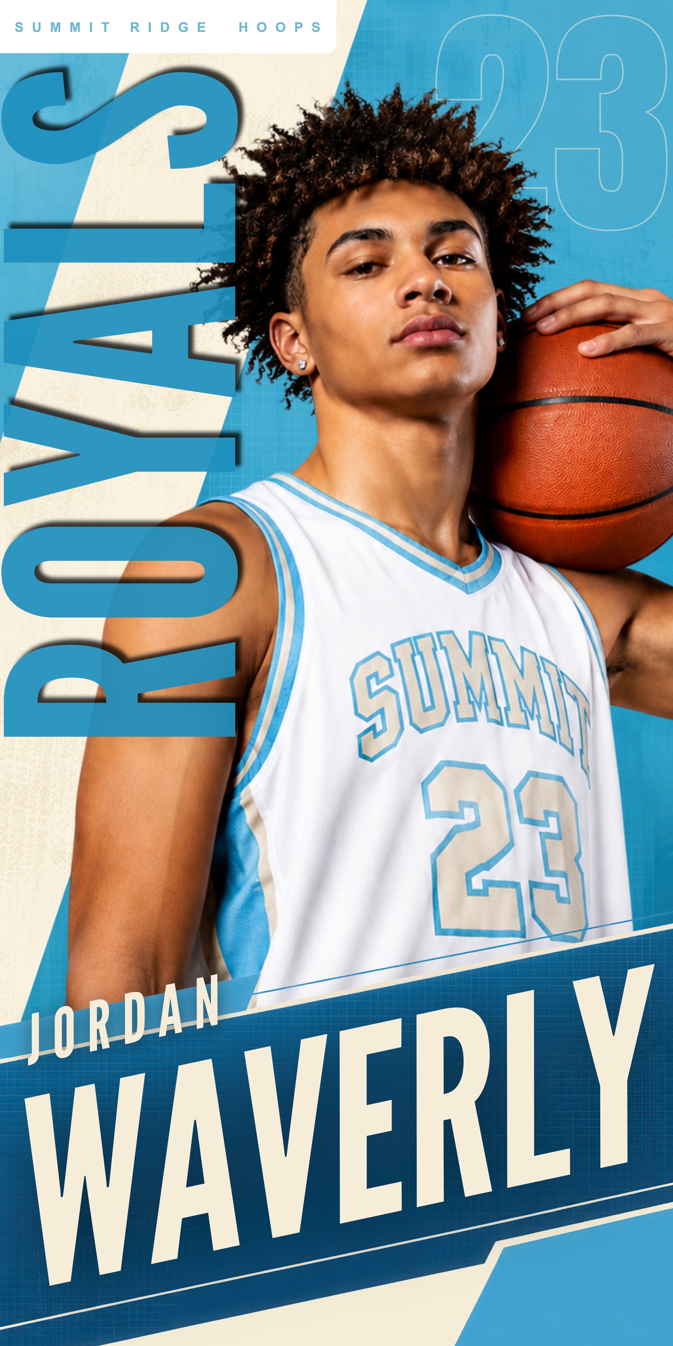 Modern Basketball Banner Template | Editable in Canva | 1:2