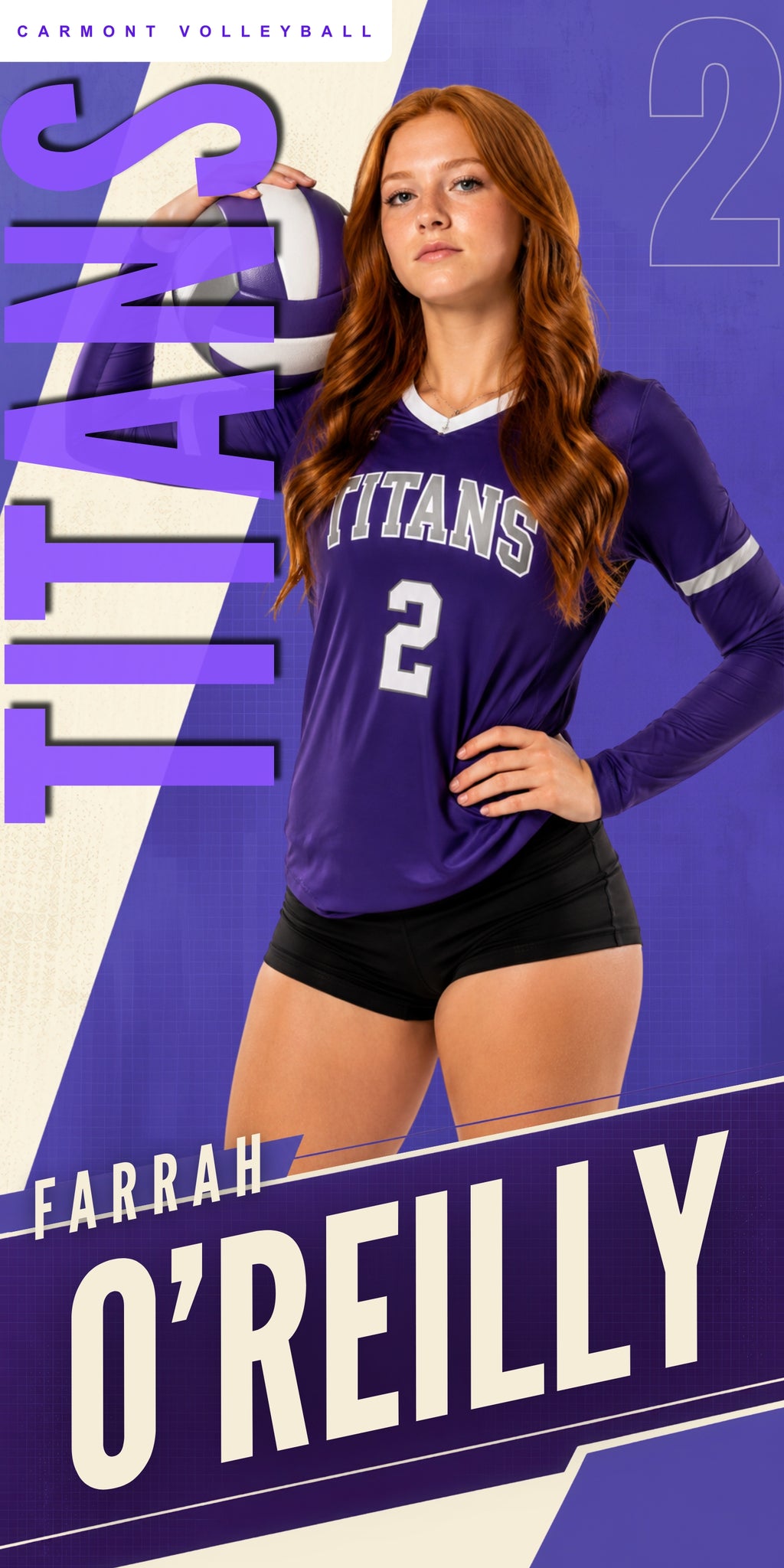 Modern Volleyball Banner Template | Editable in Canva | 1:2