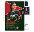 Editable softball poster Photoshop template featuring a pennant wall design with realistic brick texture, layered athlete photos, and fully customizable player information in a 2:3 layout.