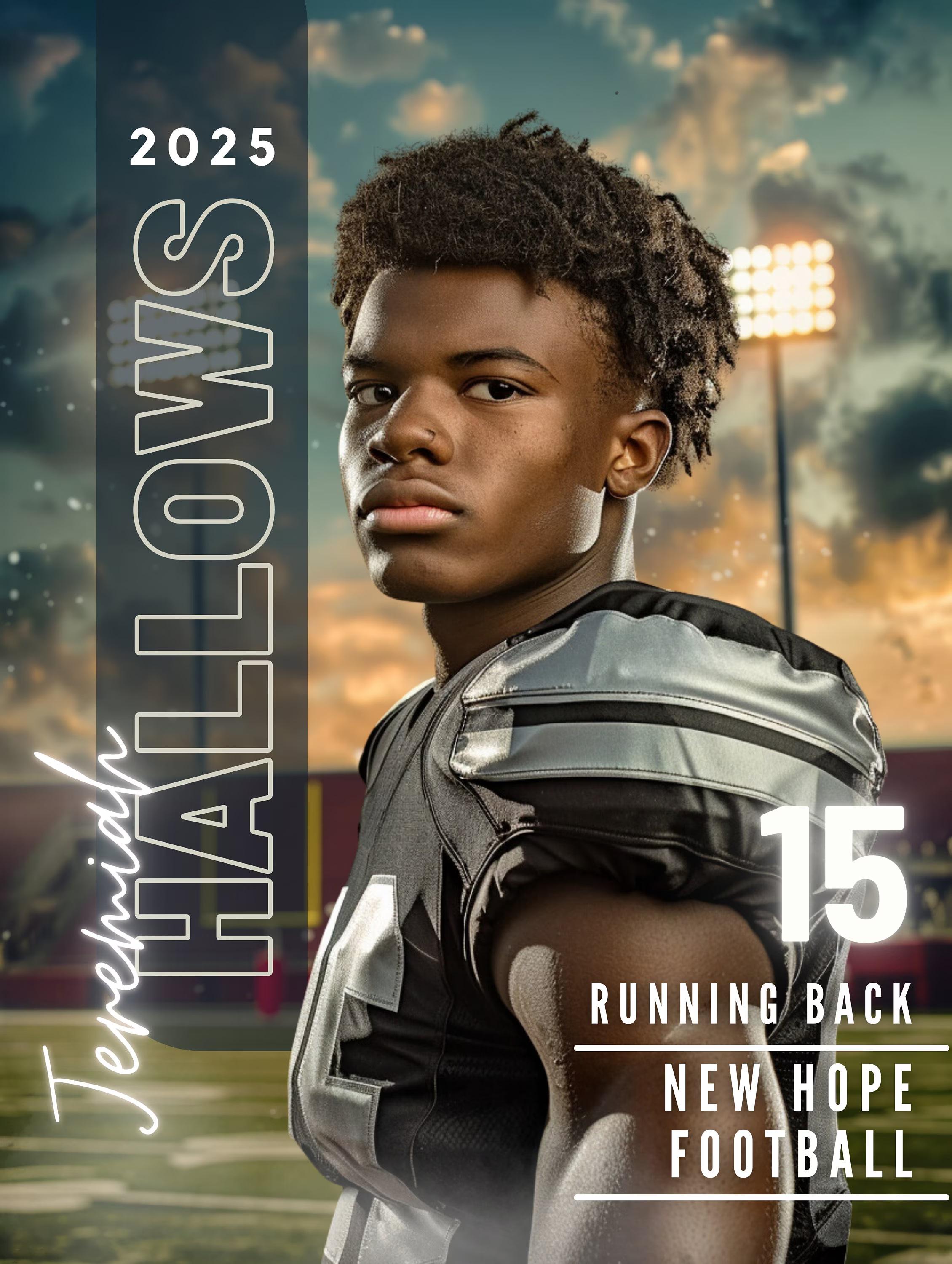 Epic Stadium Football Poster Template | Editable in Photoshop | 3:4