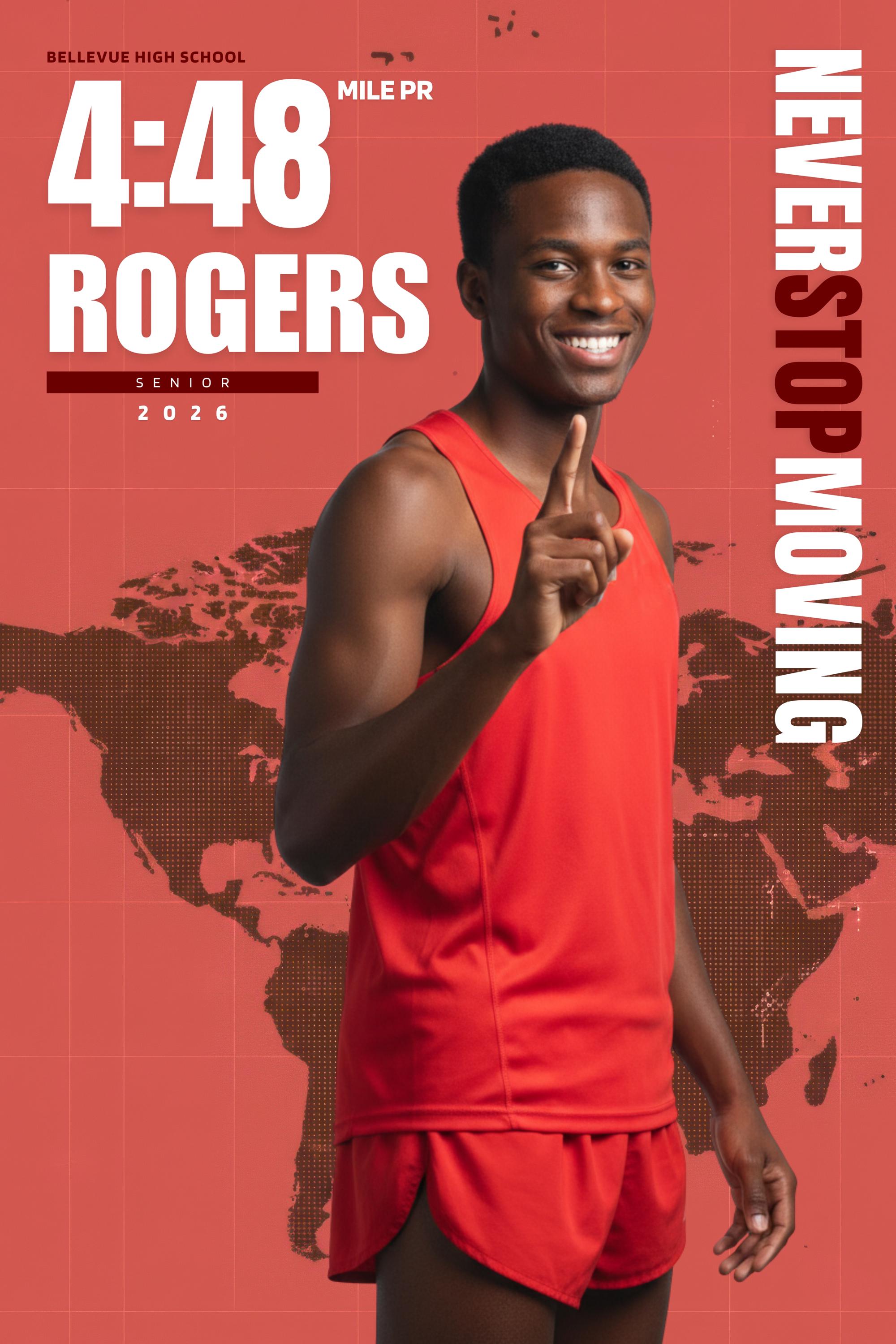 World Map Track & Field Poster Template | Editable in Canva | 2:3