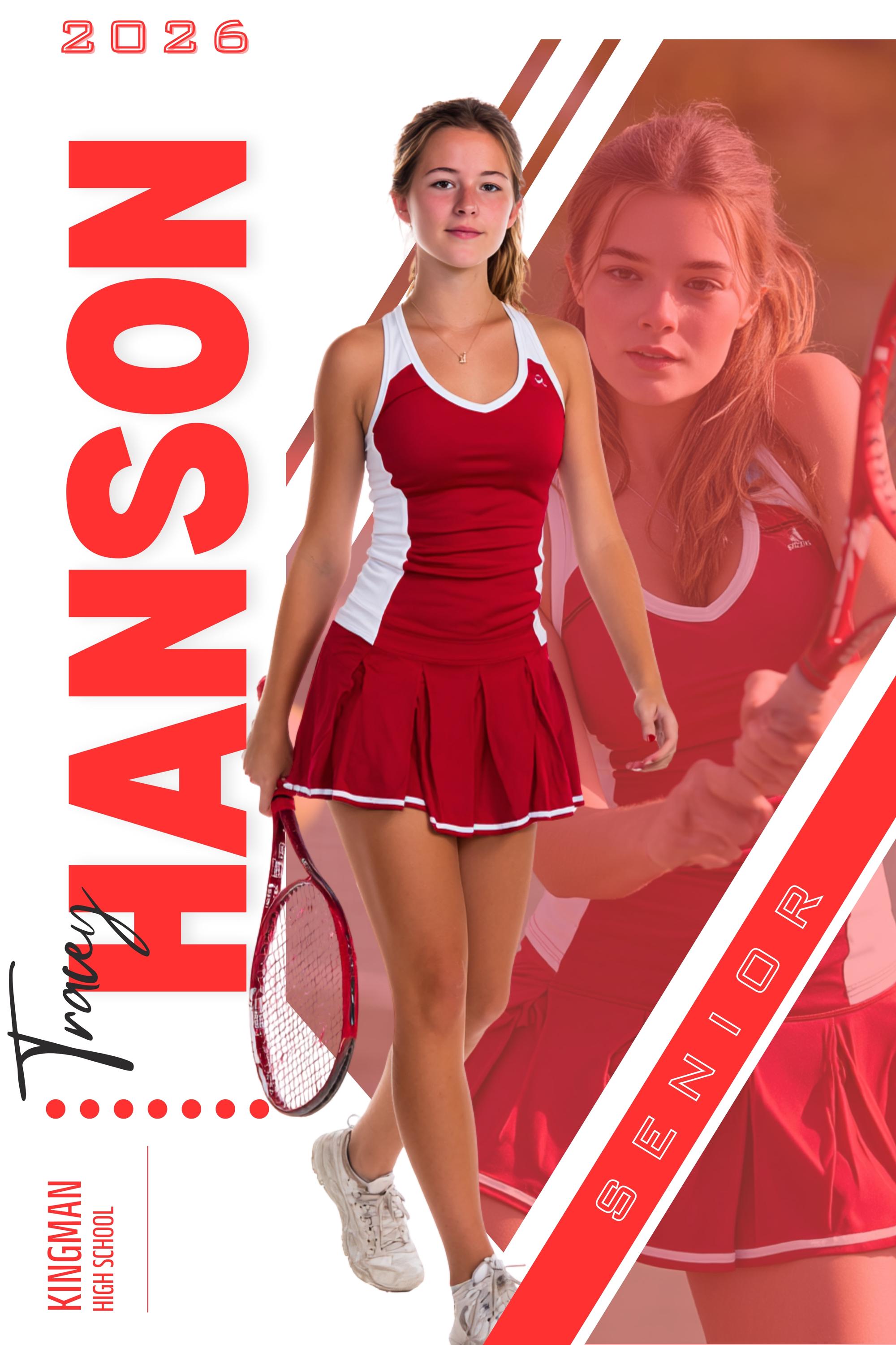 Dual Photo Tennis Poster Template | Editable in Canva | 2:3