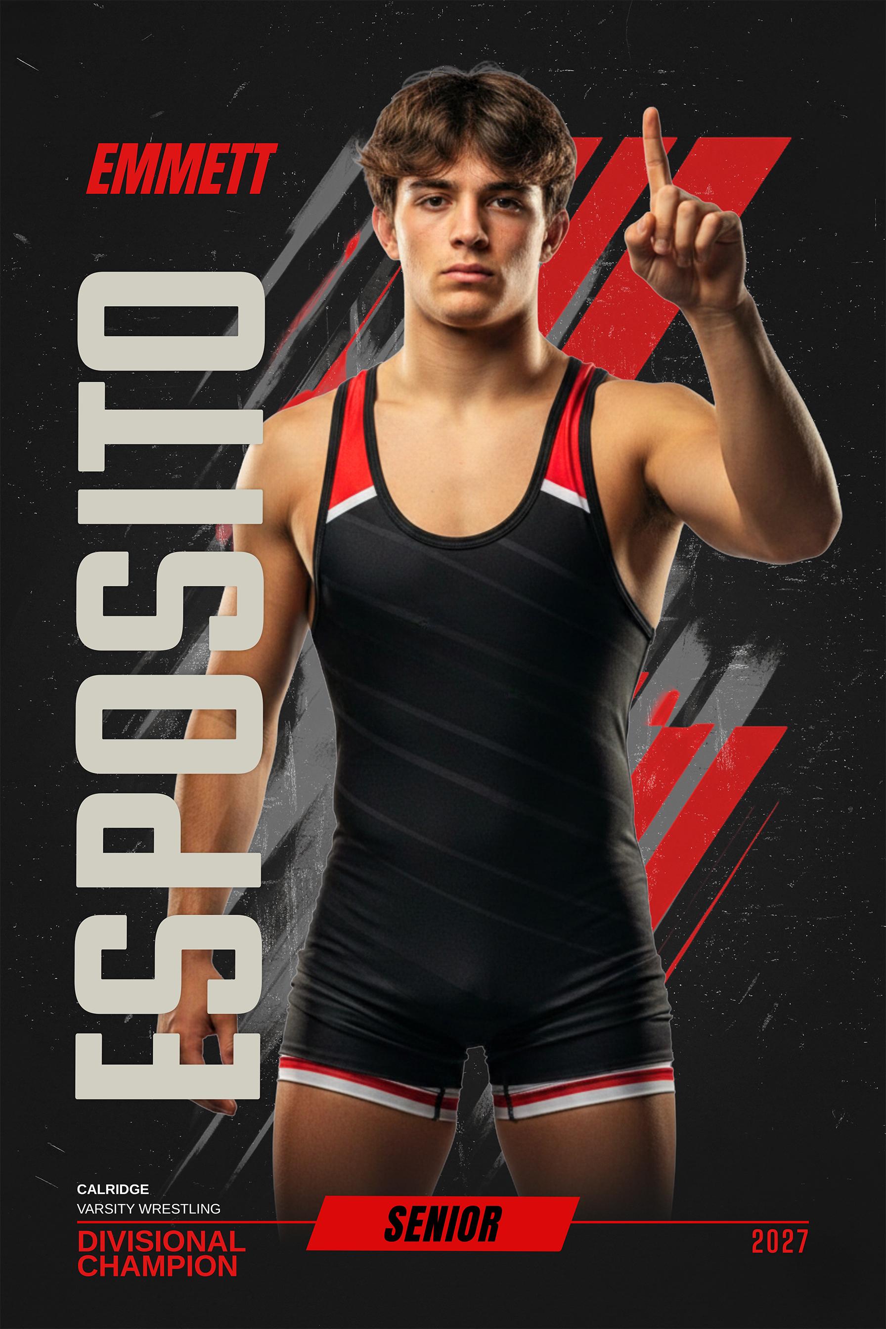 Velocity Wrestling Banner Template | Photoshop Template | 2:3