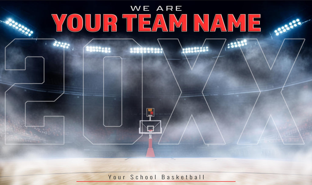 Championship Basketball Team Banner Template | Editable in Photoshop | 5:3