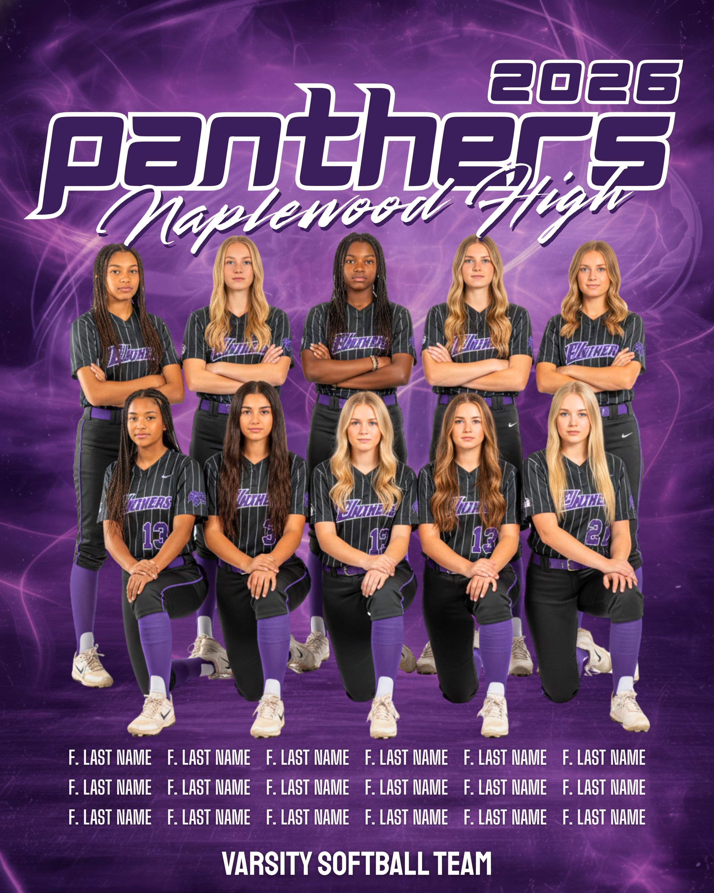 High Energy All Sports Team Poster Template | Editable in Canva | 4:5