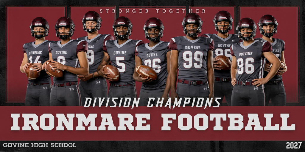Colored Panels All Sports Team Banner Template | Editable in Canva | 2:1