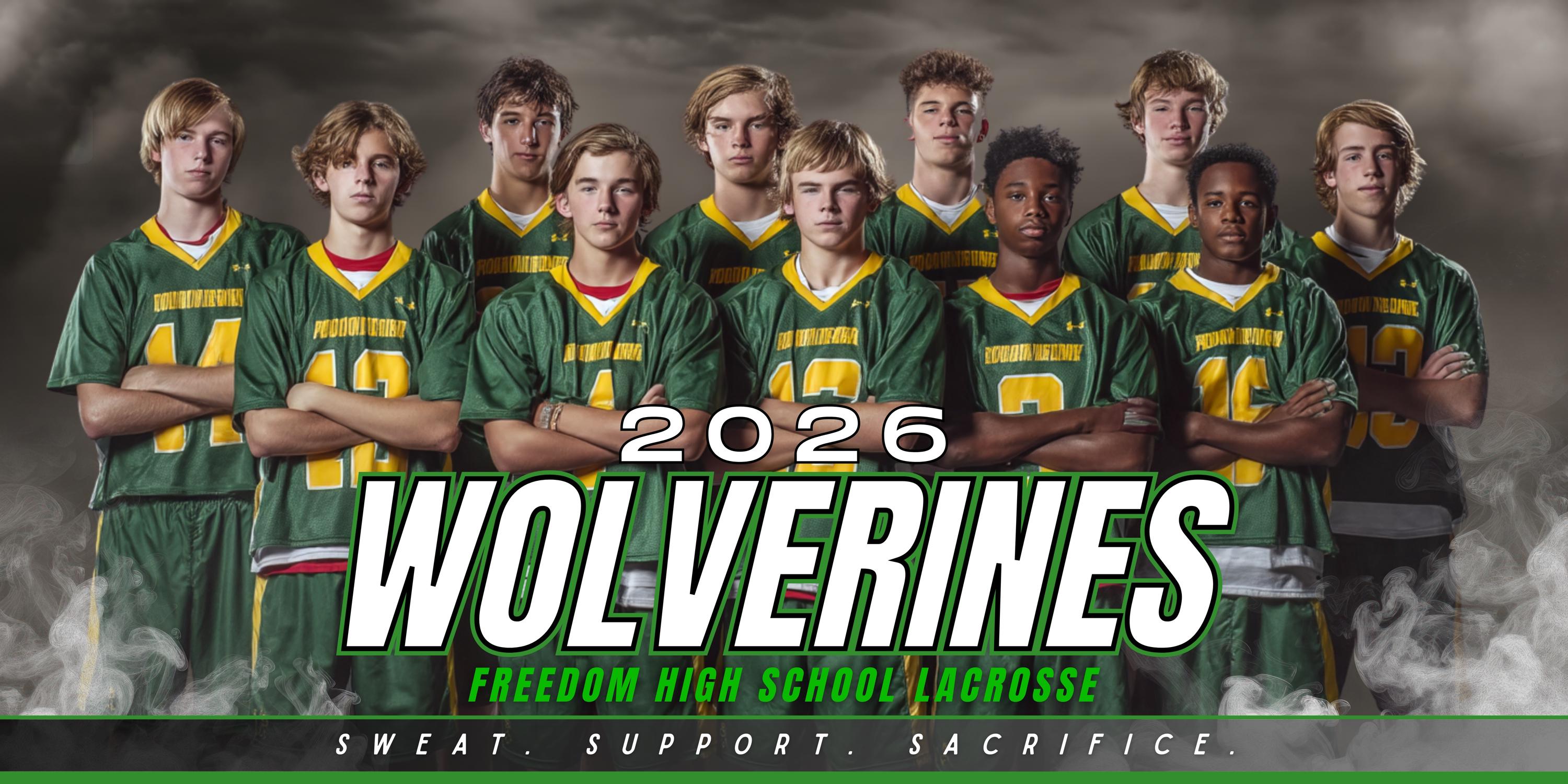 All Sports Team Banner Template | Editable in Canva | 2:1 | Senior Night Poster, Gameday Banner, Team Graphic