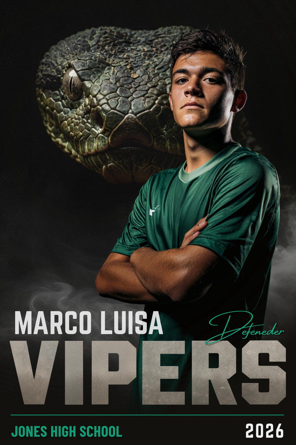 42 Mascot Backdrops Soccer Poster Template | Editable in Canva | 2:3