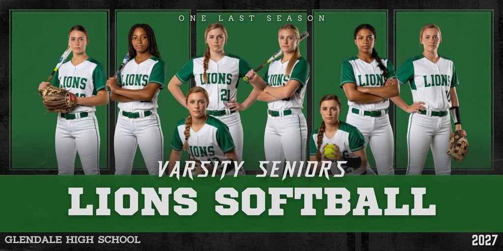 Colored Panels All Sports Team Banner Template | Editable in Canva | 2:1