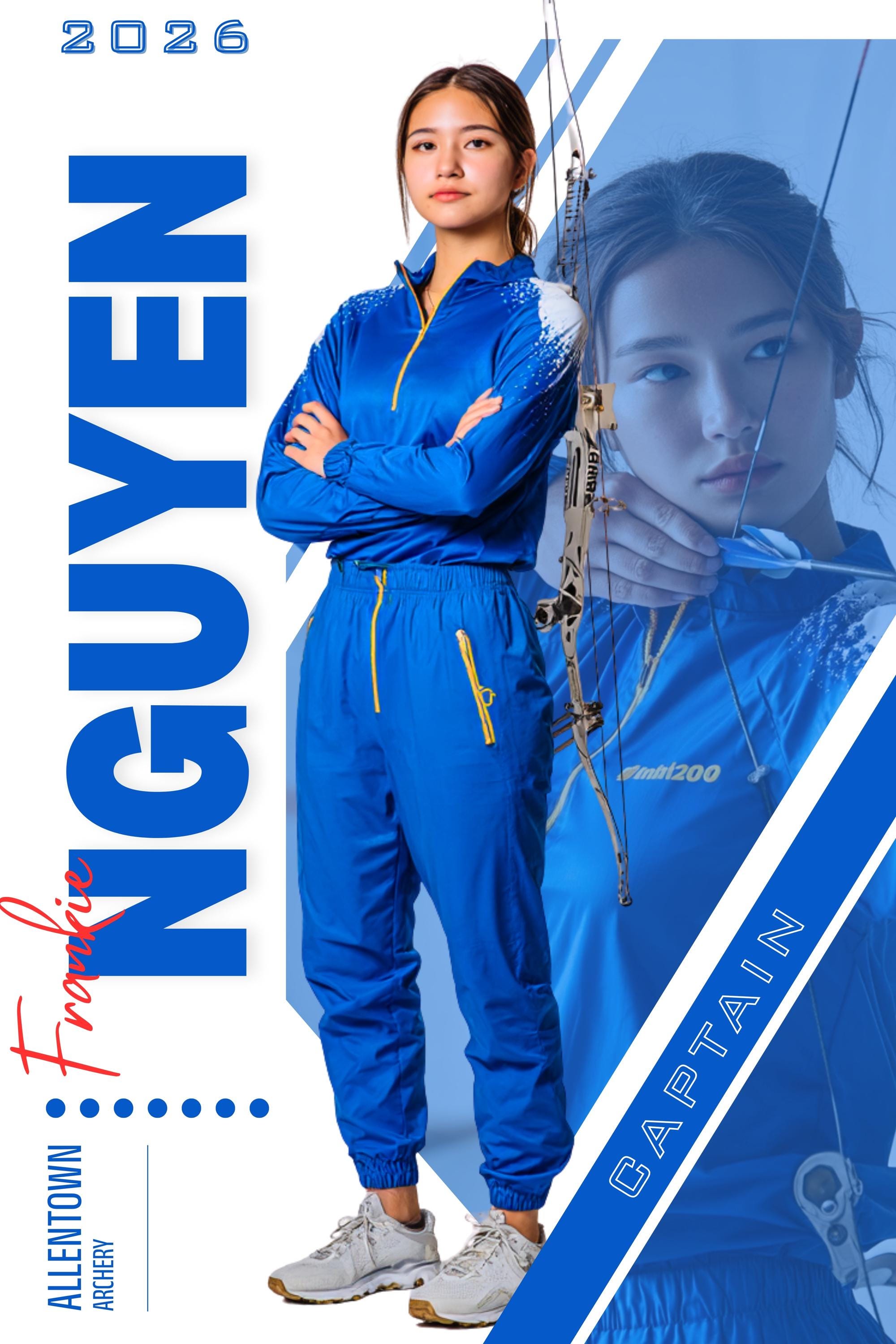 Dual Photo Archery Poster Template | Editable in Canva | 2:3