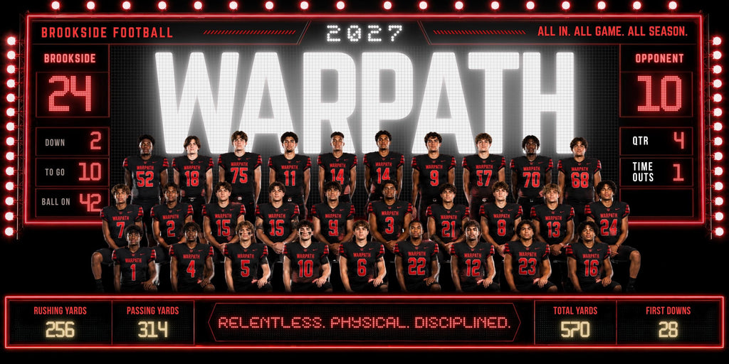 All Sports Team Banner Canva Template | Scoreboard Showcase | 2:1