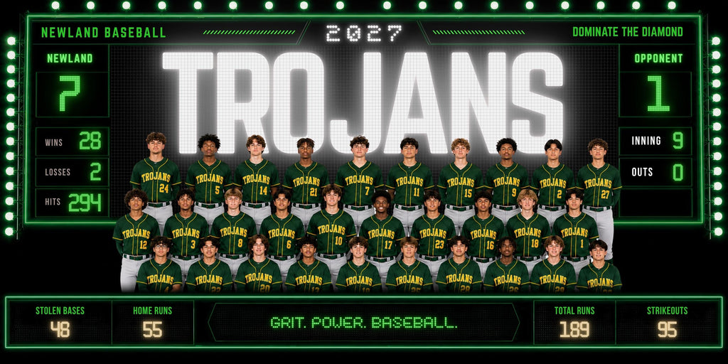 All Sports Team Banner Canva Template | Scoreboard Showcase | 2:1