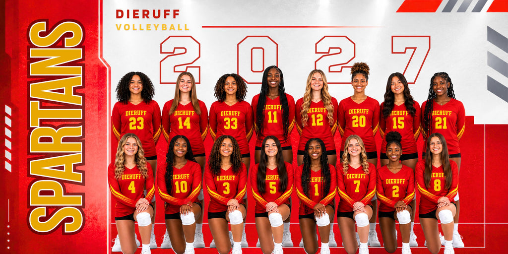 All Sports Team Banner Canva Template | Clean Modern Design | 2:1