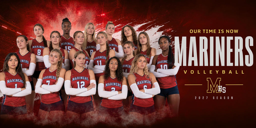Sports Team Banner Template | Canva Template | Brushstroke Design | 2:1