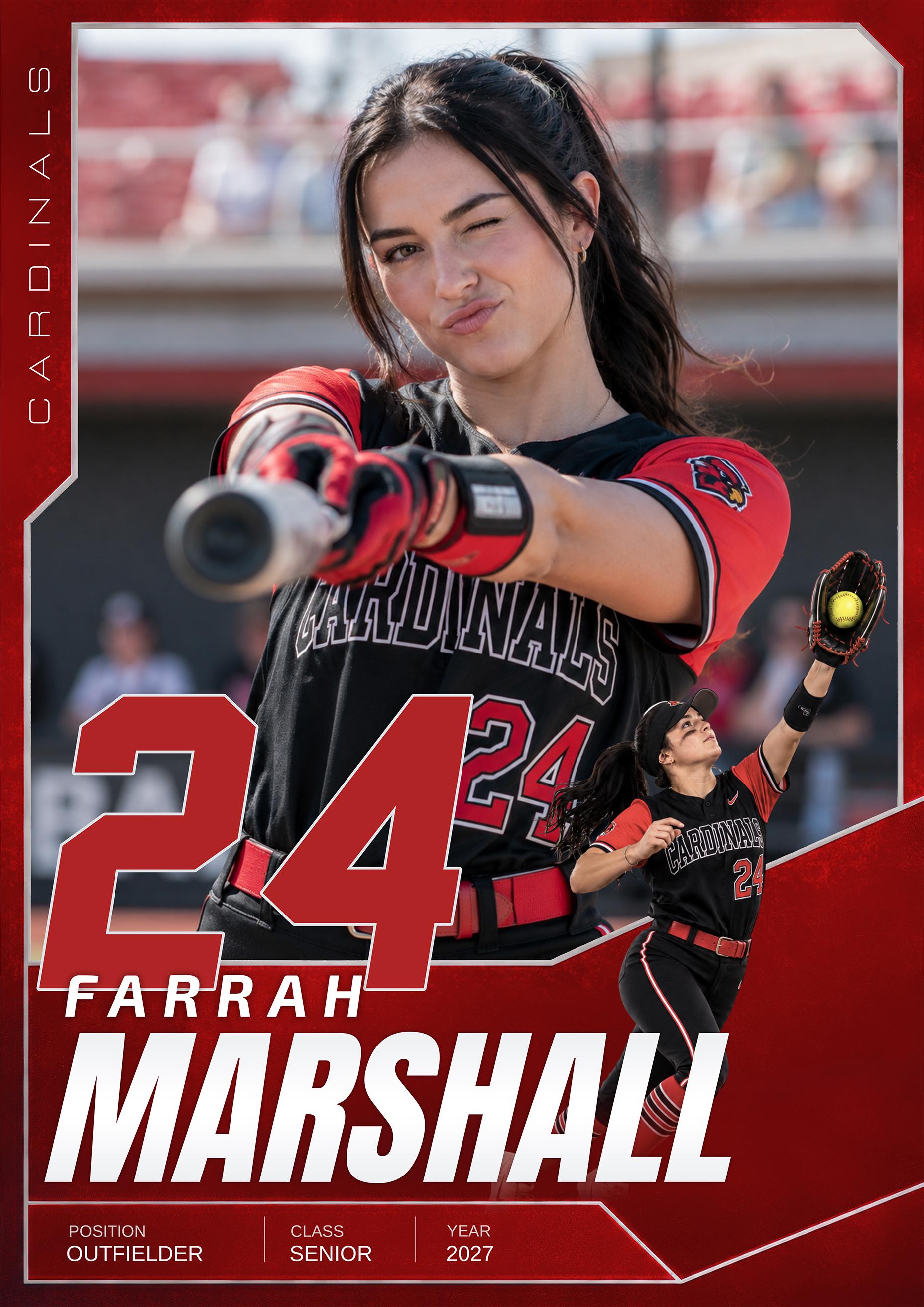 Softball Card Photoshop Template | Hero Spotlight Design | 5:7
