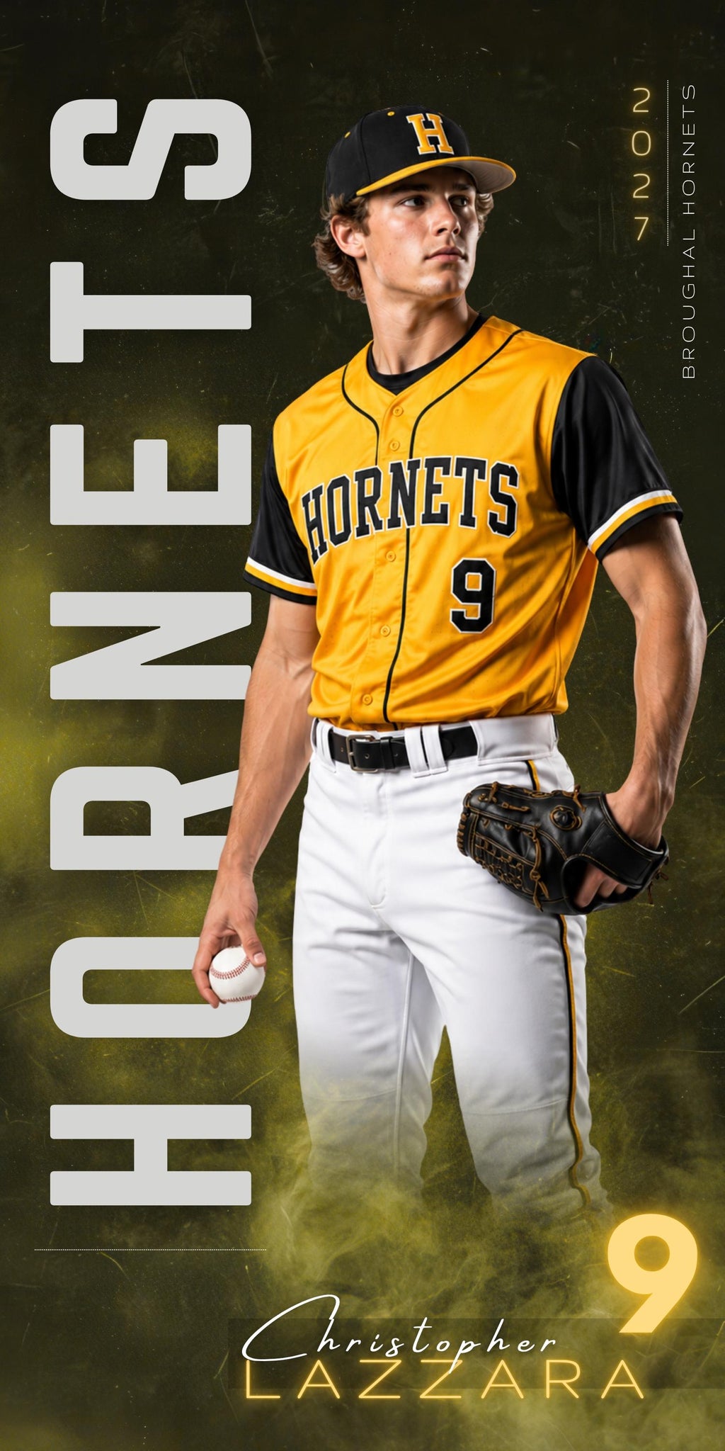 Baseball Banner Canva Template | Poster, Player Card, & Memory Mate | 1:2