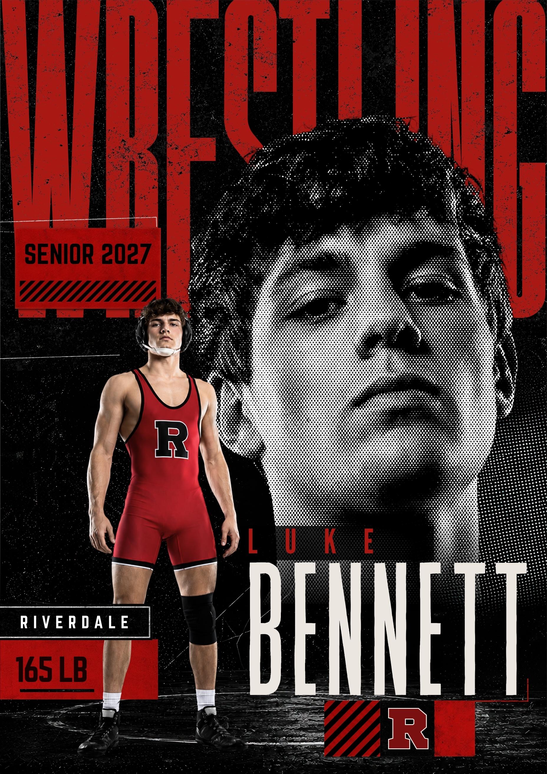 Wrestling Poster Canva Template | Gritty Halftone Collage | 5:7